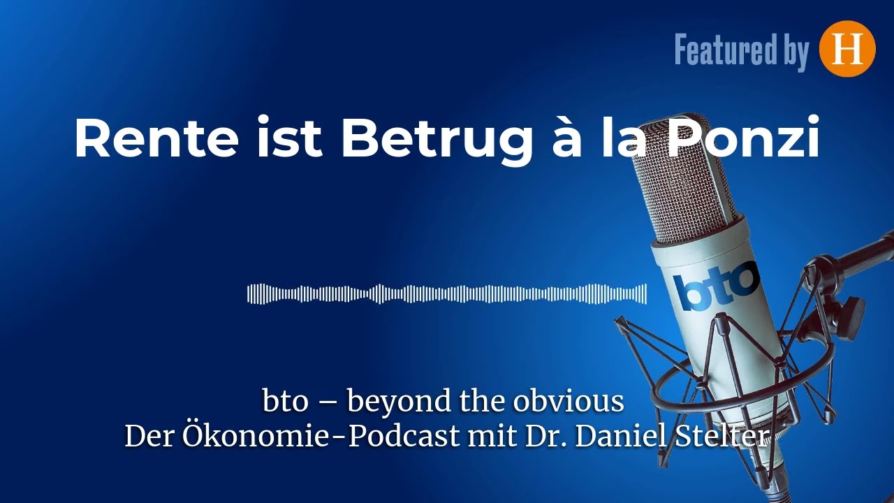 Rente ist Betrug à la Ponzi 