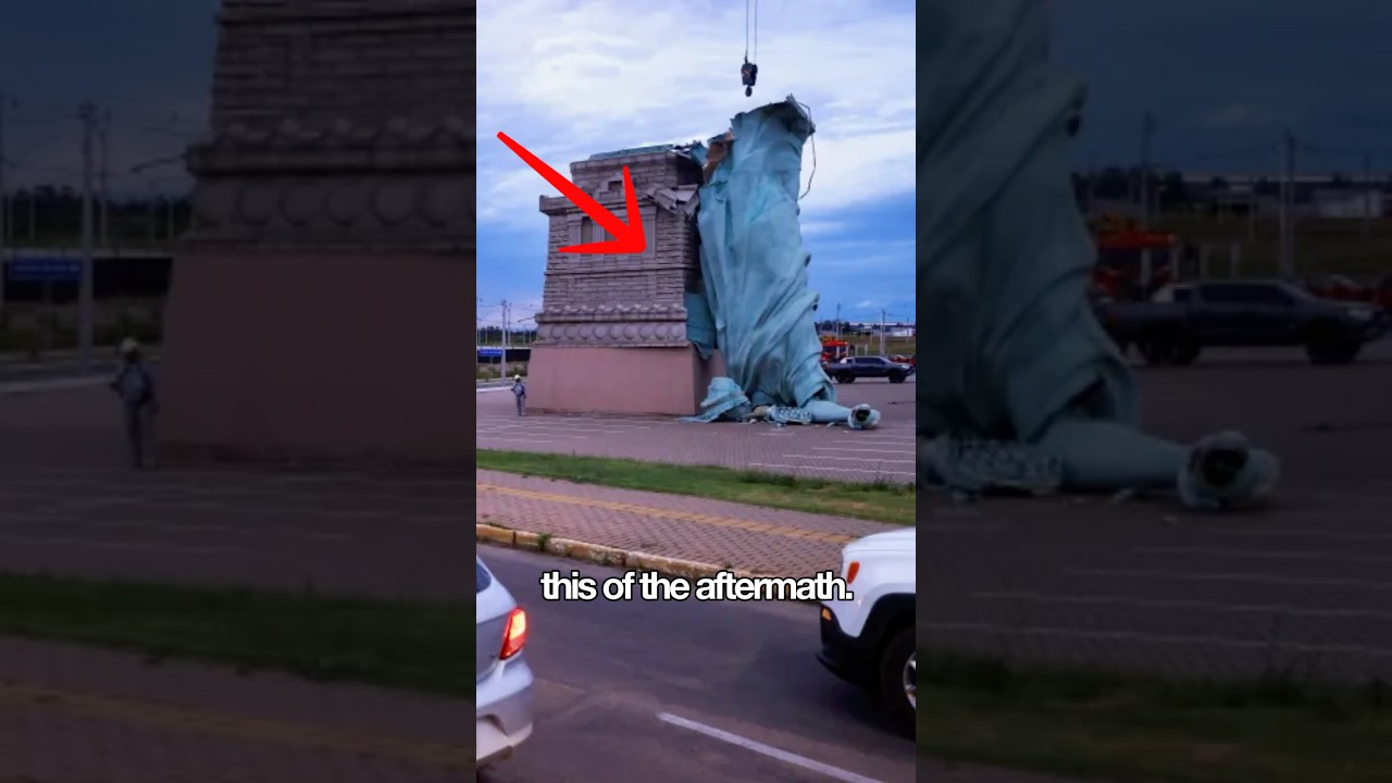 The Statue Of Liberty Has FALLEN - YouTube