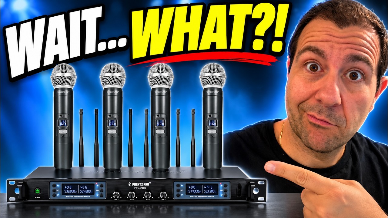 4 Wireless Microphones for $300?!