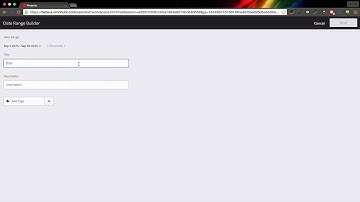 Creating Custom Date Ranges in Analysis Workspace | Adobe Analytics