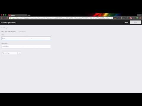 Creating Custom Date Ranges in Analysis Workspace | Adobe Analytics