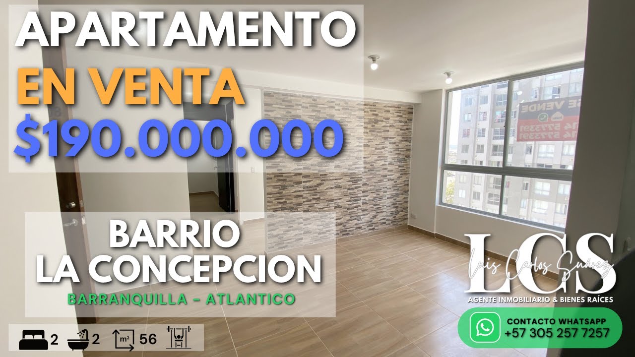 EN VENTA APARTAMENTO BARRIO LA CONCEPCION BARRANQUILLA YouTube
