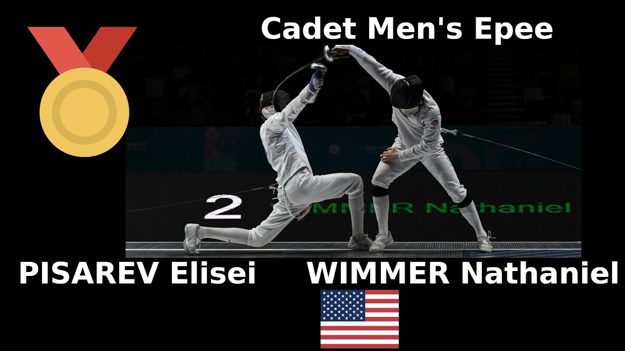 Cadet Worlds 2025, Wuxi — Men's Épée — GOLD — PISAREV Elisei vs WIMMER Nathaniel