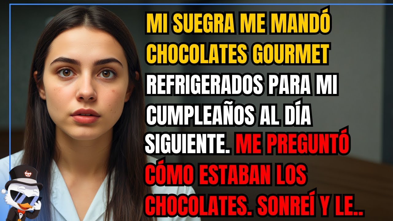Mi suegra me mandó chocolates gourmet refrigerados para mi cumpleaños al día siguiente. Me preguntó
