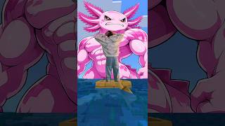 Minecraft fighting axolots #shorts #minecraftshorts #minecraft