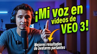 Como poner tu propia voz a videos con IA (Guía Completa con Veo 3 y ElevenLabs)