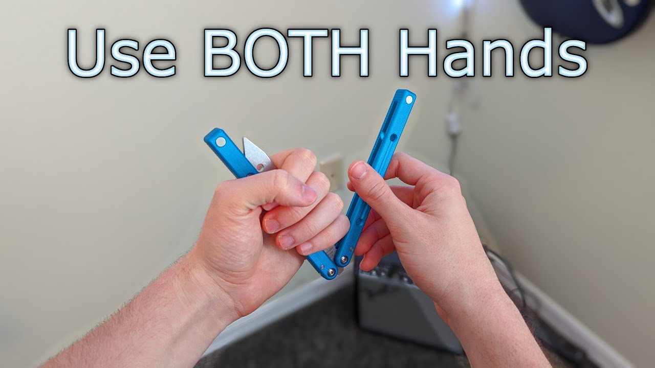 Behind the Eight Ball Transfer! Balisong Tutorial