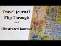Travel Journal Flip Through ** Illustrated Journal