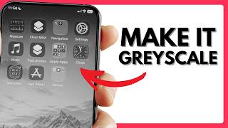 How to Make iPhone Greyscale or Black and White
