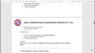 IATF 16949:2016 Complete Guide | Training, Implementation & Consultancy for Automotive Industry