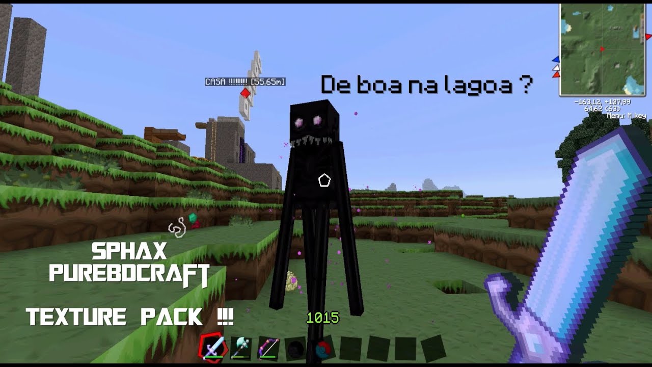 Minecraft só que MUITO TRADUZIDO Minecraft Texture Pack