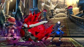 Blazblue Central Fiction: RVAJoker (Ragna) vs Aura_Guard (Jin)