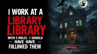 I work at a Library with 5 STRANGE RULES. I should've followed them.