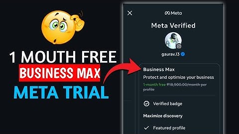 How To Get Free Instagram Business Max Meta Verified | Get Free Blue Tick on Instagram New Method