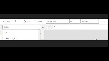 How To Add Tooltip To Powerapps Form Controls