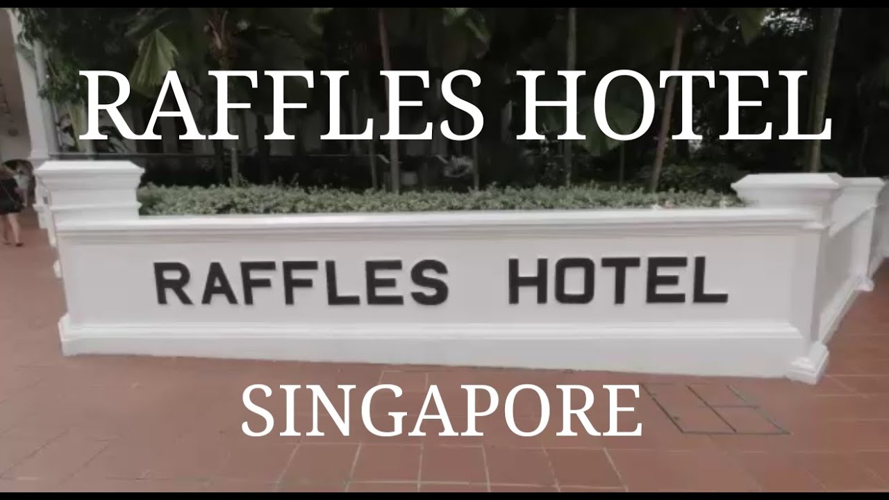 Raffles Hotel Singapore. Hotel Tour.
