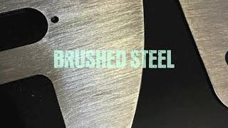 Making A Brushed Steel Telecaster pickguard