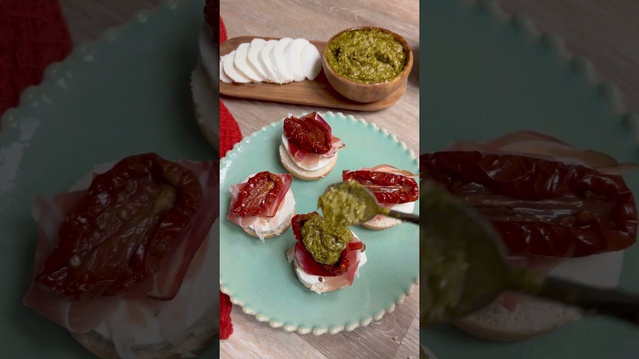 Quand le burger est bon bon bon - Mini burger au speck & mozza