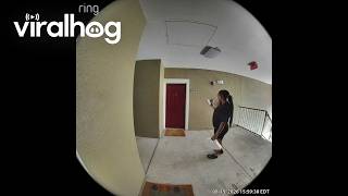 Alleged Package Theft Caught on Camera || ViralHog