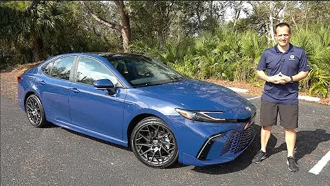 Is the 2025 Toyota Camry XSE more fuel efficient sedan than a Honda Accord Sport?