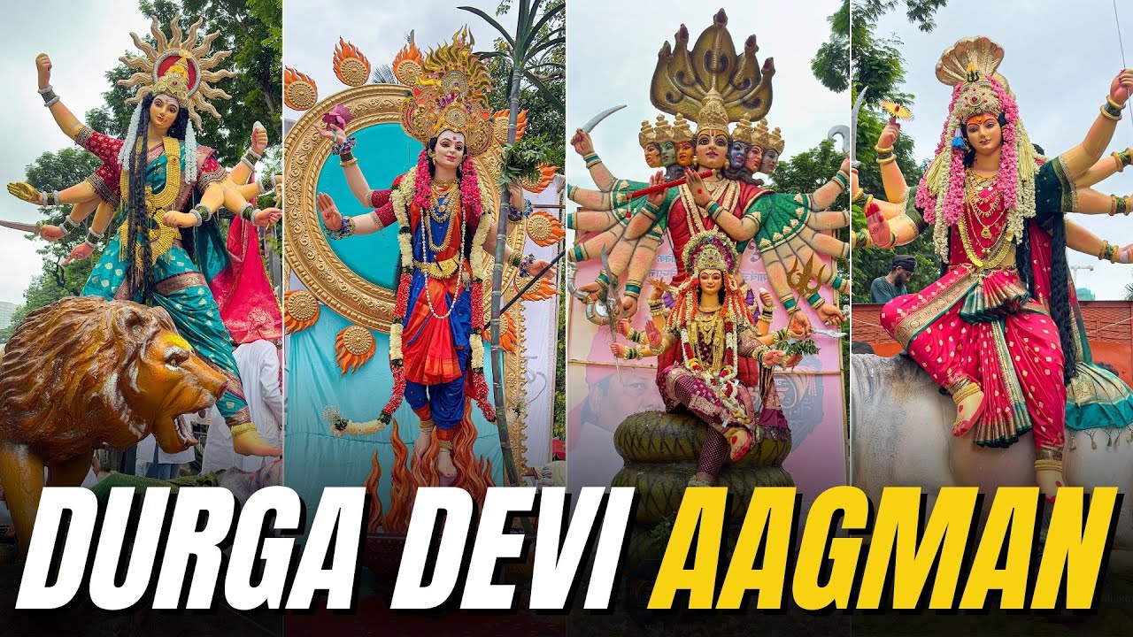 Mumbai's Devi Aagman Sohala 2025 ❤️😍 | Navaratri Festival 2025 | Devi Aagman 2025