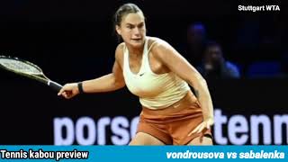 Sabalenka vs Vondrousova Preview | Stuttgart Open | Aryna Sabalenka vs marketa vondrousova Live by Tennis Kabou 270 views 1 month ago 1 minute, 4 seconds