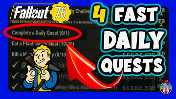 Daily Quests that take seconds to complete in Fallout 76