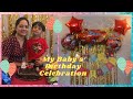 VLOG : Baby&#39;s Birthday Celebration🎂| Celebration With Family 2021| Pav Bhaji For Dinner| Geetagraphy