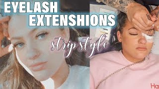 GET EYELASH EXTENSIONS WITH ME - VLOGMAS DAY 4