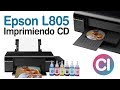 Impresora Epson L805 Imprimiendo CD / DVD - L805 Sistema Continuo