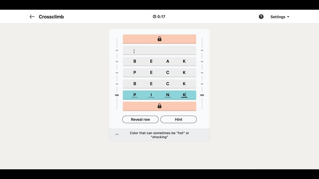 LinkedIn Crossclimb Answer Today - Puzzle 