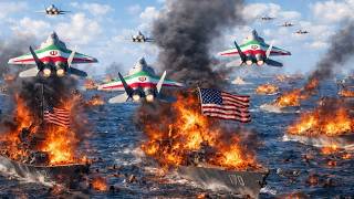 🔴BARU 5 MENIT YANG LALU Iran Tenggelamkan kapal tempur AS di selat Hormuz starategi Iran kelabuhi AS