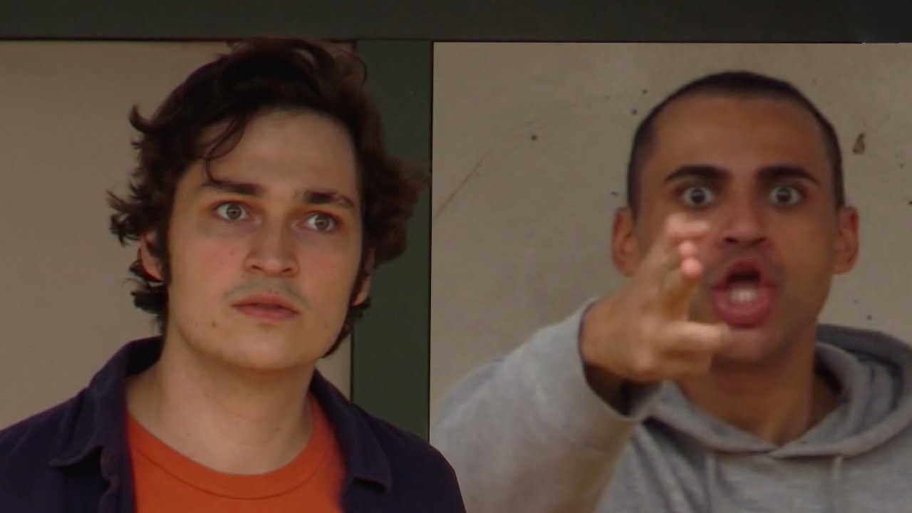 making eye contact with a stranger