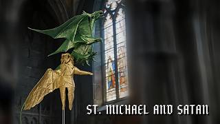 Single-Sheet Origami: St. Michael and Satan Designed by Pei Haozheng / Hotz Pei