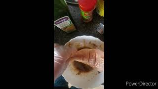 Pechugas de pollo capeadas de papa con mozzarella Cheese