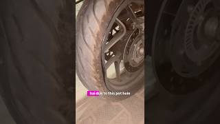 New Dominar 400 Quality Issues | Alloys bent due to potholes #dominar400 #bajaj