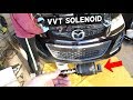 HOW TO REMOVE AND REPLACE VVT SOLENOID MAZDA CX-7 CX7 VARIABLE TIMING SOLENOID