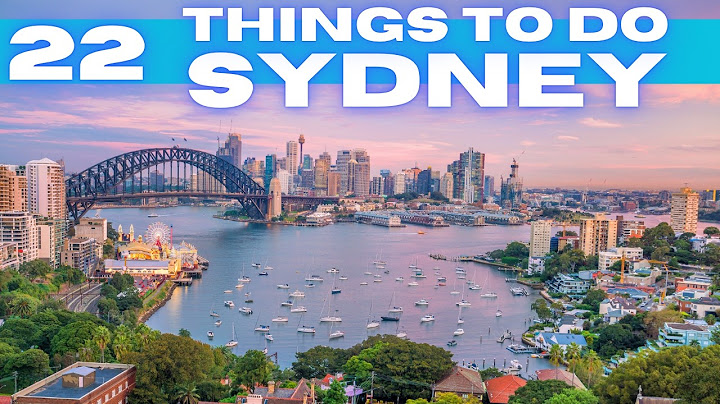 Best Things To Do in Sydney Australia 2025 4K
