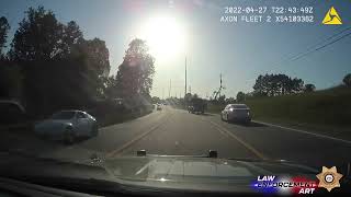 Forsyth County Sheriff crash during high-speed pursuit - 4/27/2022
