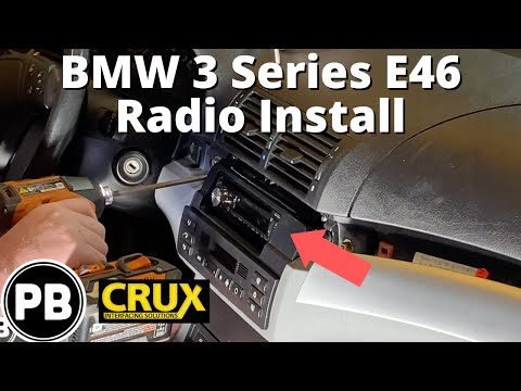 1999 - 2005 BMW 3 시리즈 E46 라디오 설치
