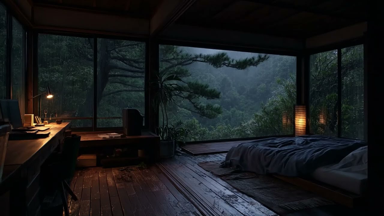 Deep Sleep Music & Rain Ambience for Mind and Body Calm