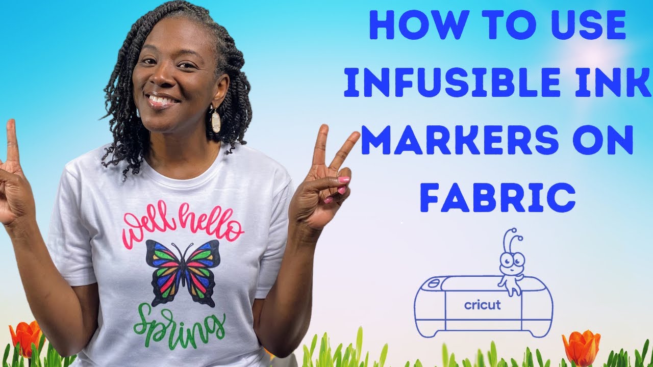 INFUSIBLE INK MARKERS FOR BEGINNERS: HOW TO USE CRICUT INFUSIBLE INK MARKERS  ON A T-SHIRT 
