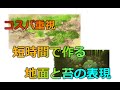 コスパ重視　短時間で草の生えた地面と苔を表現！