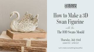 How to Make a 3D Swan Figurine