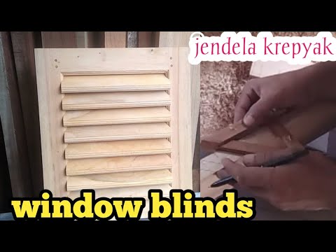  Jendela  kayu  tutorial detail cara bikin jendela  krepyak  