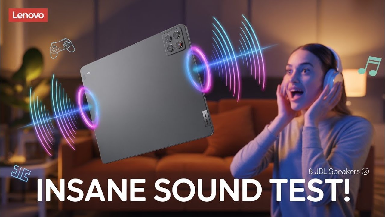 Tablet or Sound Monster? Lenovo Tab Plus 8 JBL Speakers Test! 🔊🔥