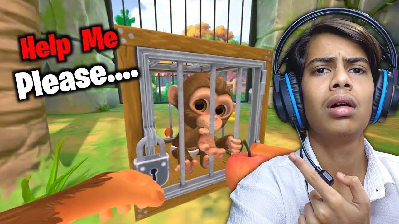 I Gave the Monkey a Key to Escape... But What Happened Next? 😱🐒 