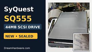 SyQuest SQ555 44MB SCSI Internal Removable Disk Drive | NEW Sealed Original Box testing