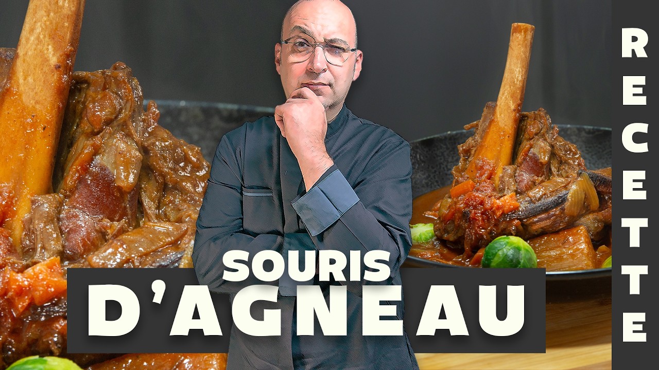Une Recette de Souris d'Agneau avec épice, miel, gingembre.. Un délice