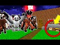 ¡CASA 100% SECRETA vs Apocalipsis de 99 NOCHES en el BOSQUE en Minecraft! | Reto De La Base